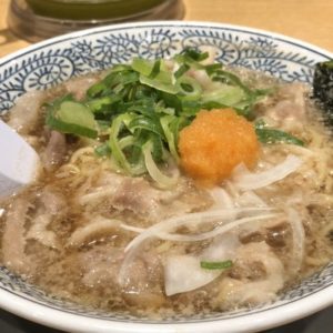 鶏ささみ天うどんあぶらかすトッピング　福来たる