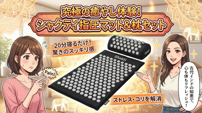 トゲトゲの癒やし！？ 私の「シャクティマット」体験記