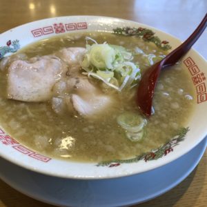 麺屋優光の淡竹HACHIKUと鶏餃子セット